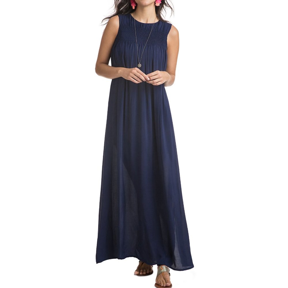 Vineyard Vines Smocked Maxi Dress